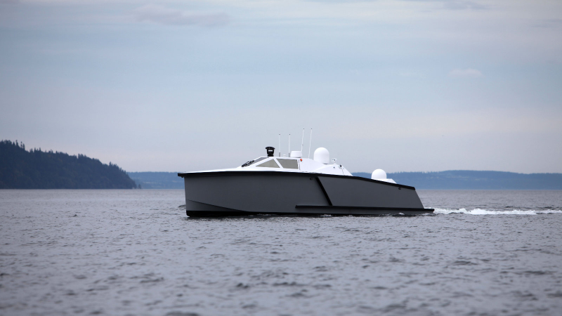 Illustration for article titled US Coasts Could Be Guarded by Unmanned Piranha Drone Boats